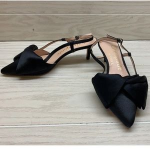 kate spade bow kitten heels (marseille dress pumps)